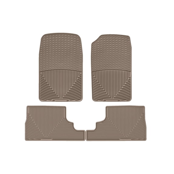 WeatherTech All-Weather Floor Mats compatible with Navigator, Expedition - 1st & 2nd Row, Tan