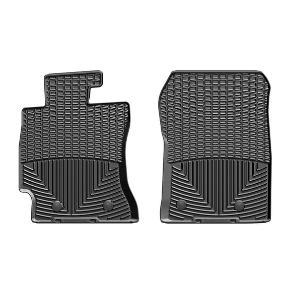 WeatherTech All-Weather Floor Mats compatible with 86, FR-S, BRZ - 1st Row (Driver & Passenger), Black