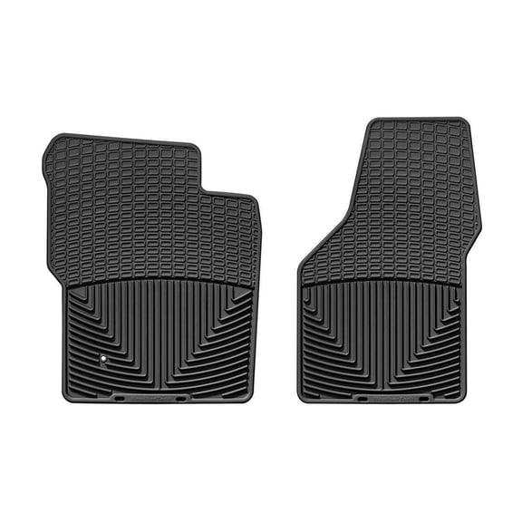 WeatherTech All-Weather Floor Mats compatible with Ford Super Duty, Excursion - 1st Row (Driver & Passenger), Black