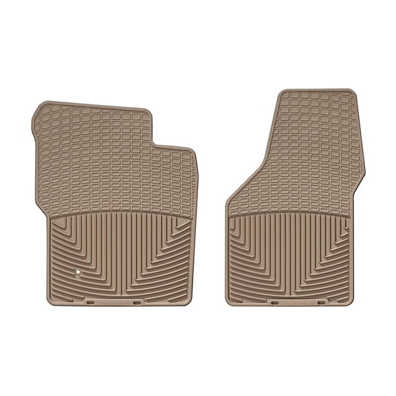 WeatherTech All-Weather Floor Mats compatible with Ford Super Duty, Excursion - 1st Row (Driver & Passenger), Tan