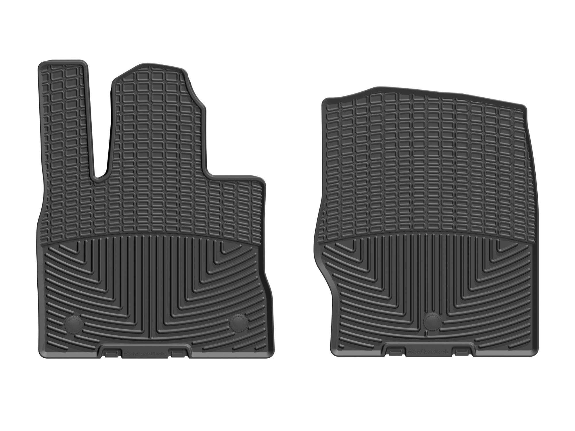 WeatherTech All-Weather Floor Mats compatible with Ford Explorer, Explorer Hybrid, Explorer ST - 1st Row (Driver & Passenger), Black