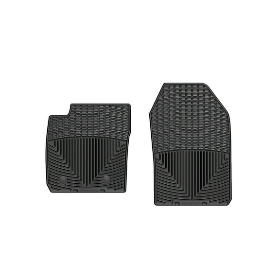 WeatherTech All-Weather Floor Mats compatible with Ford EcoSport, Fiesta, Fiesta ST - 1st Row (Driver & Passenger), Black