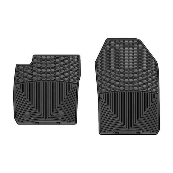 WeatherTech All-Weather Floor Mats compatible with Ford EcoSport, Fiesta, Fiesta ST - 1st Row (Driver & Passenger), Black