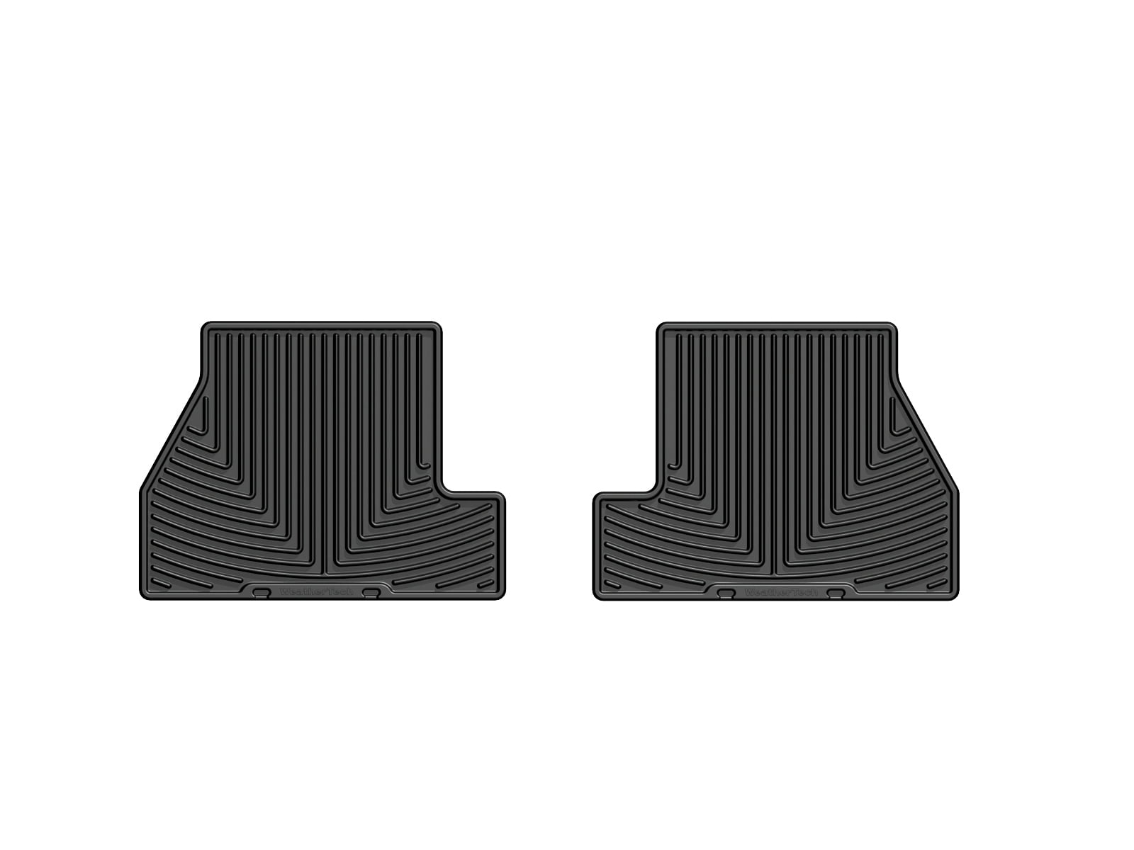 WeatherTech All-Weather Floor Mats compatible with Ford Focus, Focus ST - 2nd Row, Black