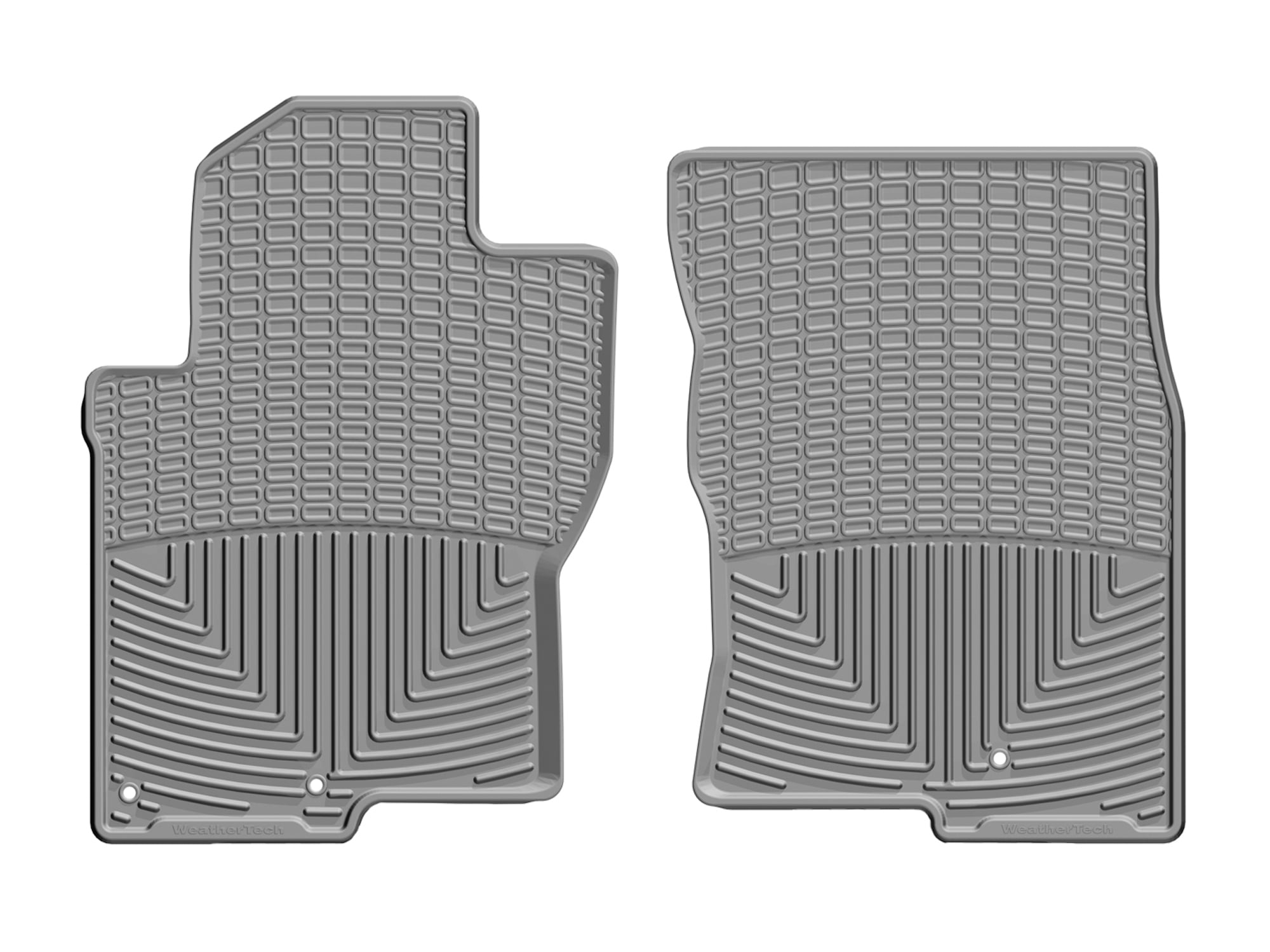WeatherTech All-Weather Floor Mats compatible with Equator, Frontier - 1st Row (Driver & Passenger), Grey