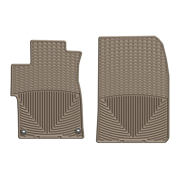 WeatherTech All-Weather Floor Mats compatible with Honda Civic, Civic Si - 1st Row (Driver & Passenger), Tan