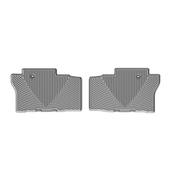 WeatherTech All-Weather Floor Mats compatible with Honda Passport, Pilot - 2nd Row, Grey
