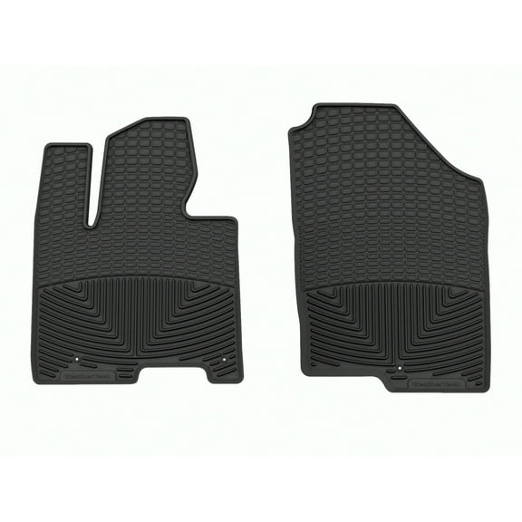 WeatherTech All-Weather Floor Mats compatible with Hyundai Santa Cruz, Tucson, Tucson Hybrid - 1st Row (Driver & Passenger), Black