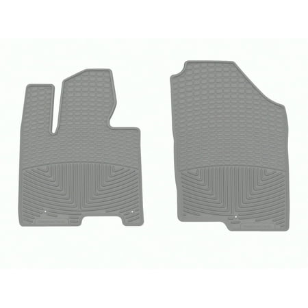 WeatherTech All-Weather Floor Mats compatible with Hyundai Tucson Hybrid, Santa Cruz, Tucson - 1st Row (Driver & Passenger), Grey
