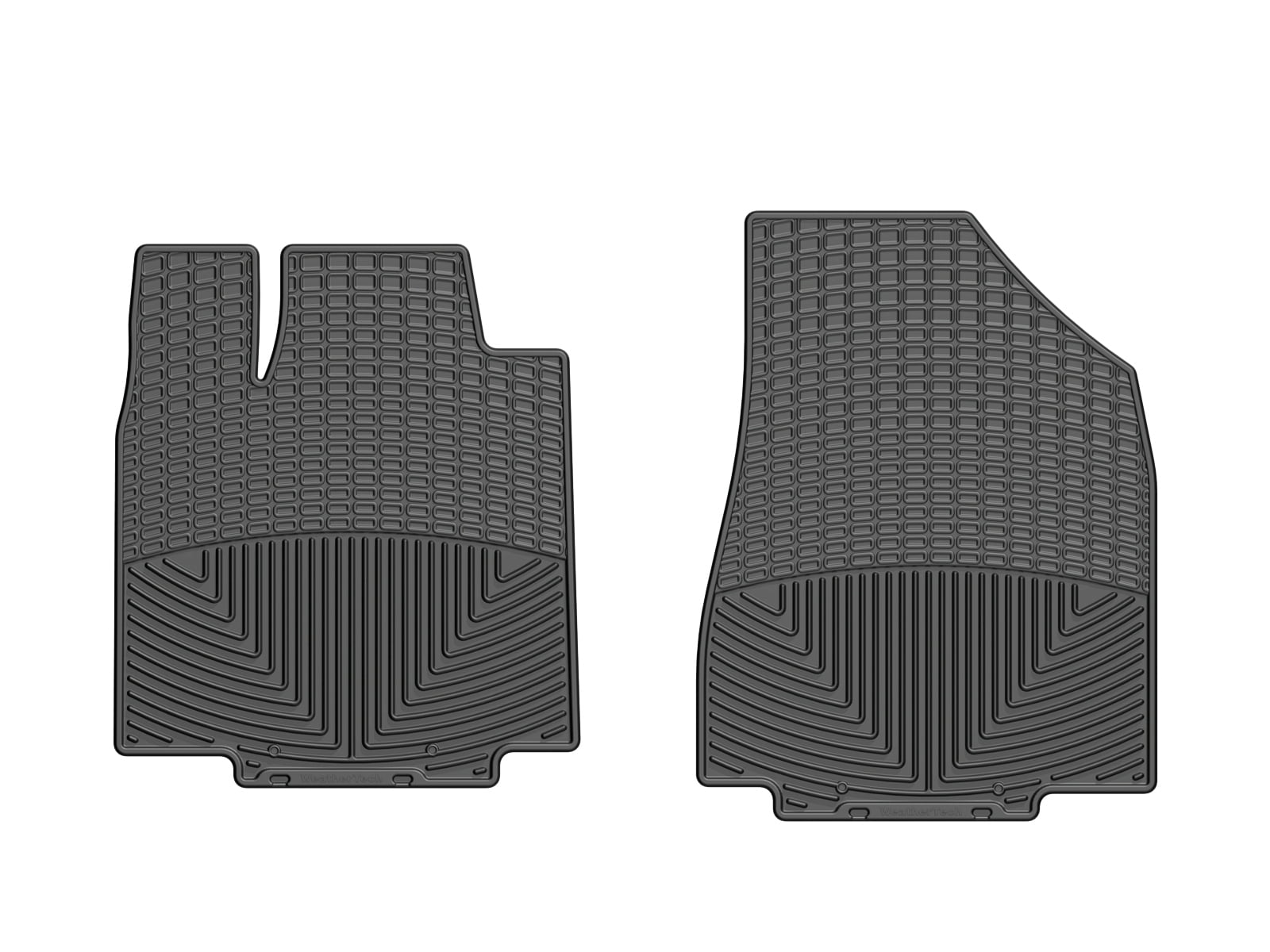 WeatherTech All-Weather Floor Mats compatible with JX, QX60, Pathfinder - 1st Row (Driver & Passenger), Black