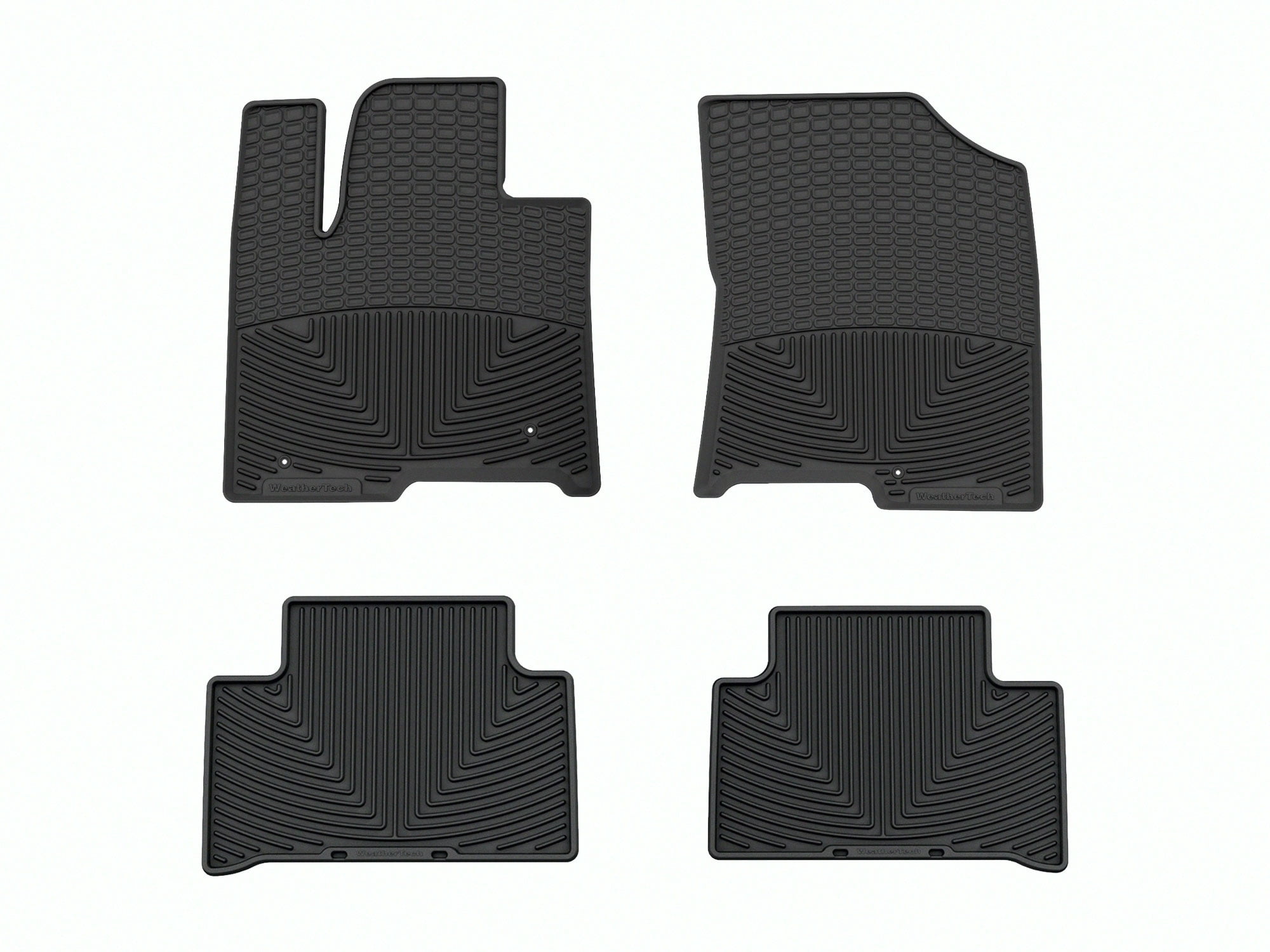 WeatherTech FloorLiner For 2021-2022 Kia Sorento Hybrid - 1st & 2nd Row, Black, Laser-Measured Fit
