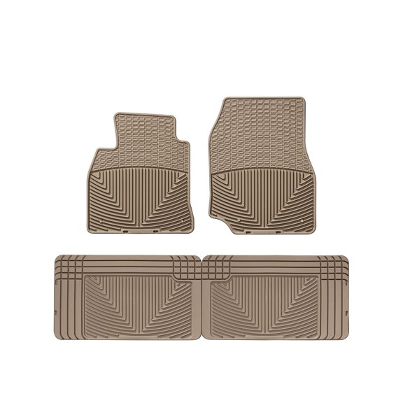 WeatherTech All-Weather Floor Mats compatible with LX, Land Cruiser - 1st & 2nd Row, Tan