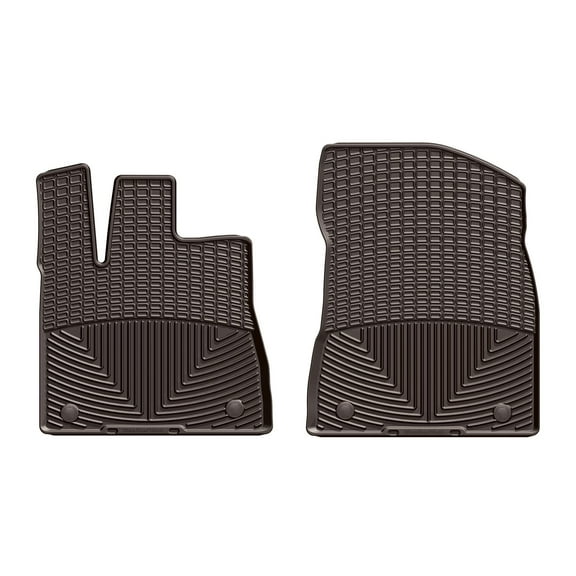 WeatherTech All-Weather Floor Mats compatible with Lexus RX Hybrid, RX - 1st Row (Driver & Passenger), Cocoa