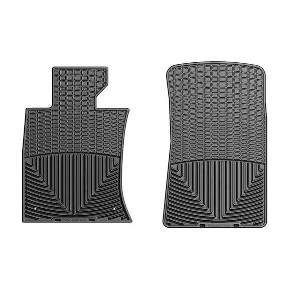 WeatherTech All-Weather Floor Mats compatible with MINI Cooper, Coupe, Convertible, Clubman, Hardtop, Roadster - 1st Row (Driver & Passenger), Black