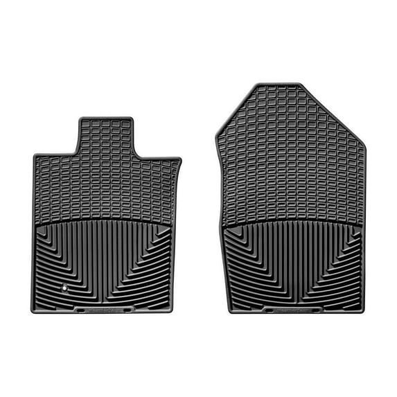 WeatherTech All-Weather Floor Mats compatible with Milan, Zephyr, MKZ, Fusion - 1st Row (Driver & Passenger), Black