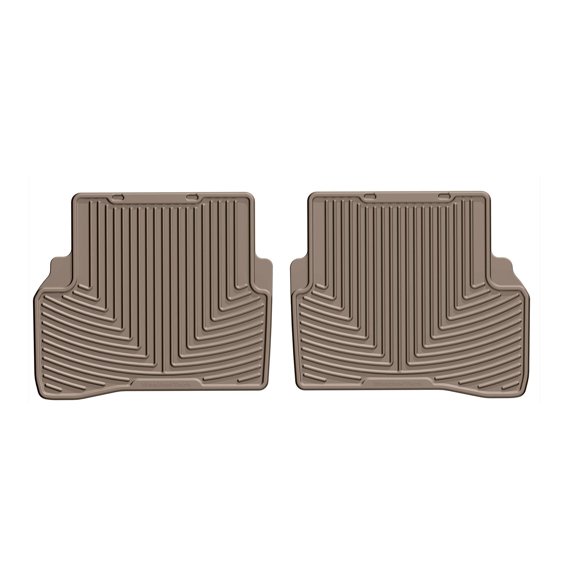 WeatherTech All-Weather Floor Mats compatible with Mercedes C-Class, AMG E 43, AMG E 63 S Wagon, C 450 AMG, E-Class - 2nd Row, Tan