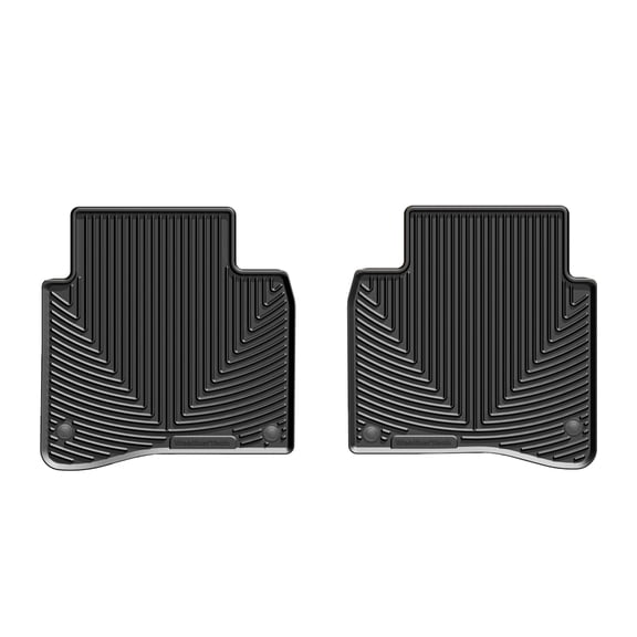 WeatherTech All-Weather Floor Mats compatible with Mercedes AMG S 63, AMG S 65, S 65 AMG, S 63 AMG, S-Class - 2nd Row, Black