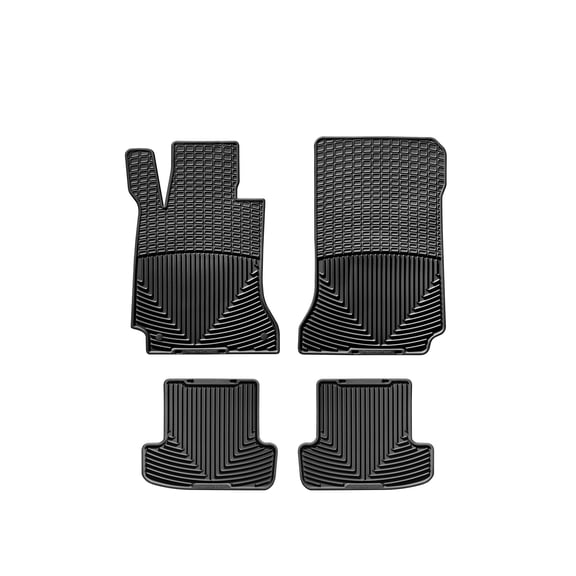 WeatherTech All-Weather Floor Mats compatible with Mercedes C-Class, C 63 AMG - 1st & 2nd Row, Black