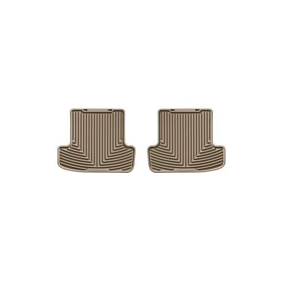 WeatherTech All-Weather Floor Mats compatible with Mercedes C 63 AMG, E-Class, C-Class - 2nd Row, Tan