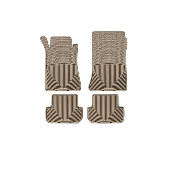 WeatherTech All-Weather Floor Mats compatible with Mercedes CLK 63 AMG, CLK-Class, CLK 55 AMG - 1st & 2nd Row, Tan