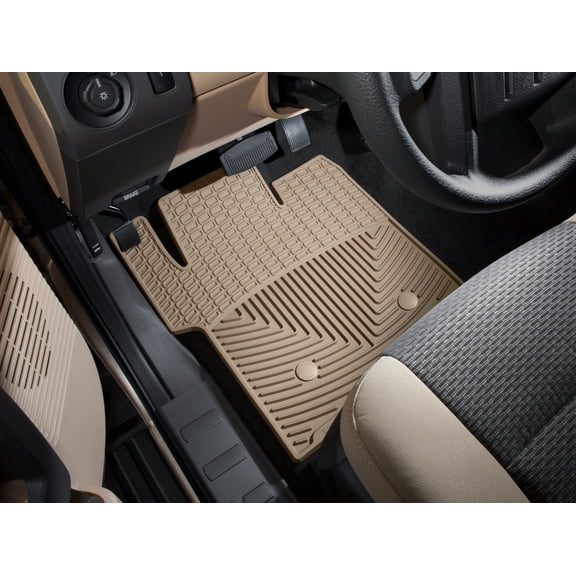 WeatherTech All-Weather Floor Mats compatible with Mercedes CLS 63 AMG, CLS-Class, CLS 63 AMG S - 1st & 2nd Row, Tan