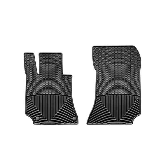 WeatherTech All-Weather Floor Mats compatible with Mercedes E-Class, CLS 63 AMG, E 63 AMG, CLS 63 AMG S, E 63 AMG S - 1st Row (Driver & Passenger), Black