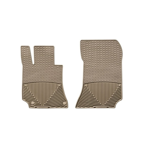 WeatherTech All-Weather Floor Mats compatible with Mercedes CLS 63 AMG, CLS 63 AMG S, E 63 AMG S, E 63 AMG, E-Class - 1st Row (Driver & Passenger), Tan