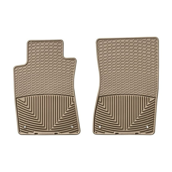 WeatherTech All-Weather Floor Mats compatible with Mercedes CLS 55 AMG, E 63 AMG, CLS-Class, E 55 AMG, E-Class - 1st Row (Driver & Passenger), Tan