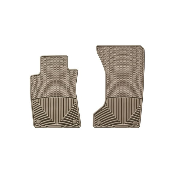 WeatherTech All-Weather Floor Mats compatible with Mercedes E-Class, E 55 AMG, E 63 AMG - 1st Row (Driver & Passenger), Tan