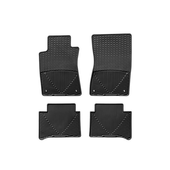 WeatherTech All-Weather Floor Mats compatible with Mercedes E-Class, E 55 AMG, E 63 AMG - 1st & 2nd Row, Black