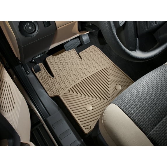 WeatherTech All-Weather Floor Mats compatible with Mercedes ML-Class, ML 63 AMG - 1st & 2nd Row, Tan