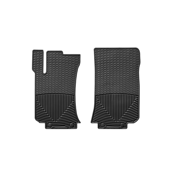 WeatherTech All-Weather Floor Mats compatible with Mercedes R 63 AMG, R-Class - 1st Row (Driver & Passenger), Black