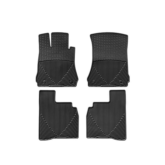 WeatherTech All-Weather Floor Mats compatible with Mercedes S 65 AMG, S-Class, S 63 AMG - 1st & 2nd Row, Black