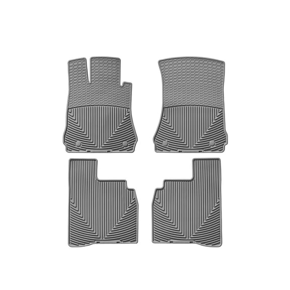 WeatherTech All-Weather Floor Mats compatible with Mercedes S 65 AMG, S-Class, S 63 AMG - 1st & 2nd Row, Grey