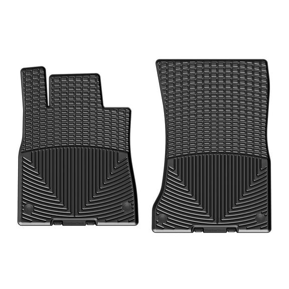 WeatherTech All-Weather Floor Mats compatible with Mercedes S-Class Coupe, AMG S 63, AMG S 63 Coupe, AMG S 65, AMG S 65 Coupe, S 65 AMG - 1st Row (Driver & Passenger), Black