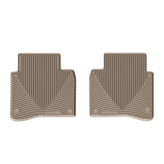 WeatherTech All-Weather Floor Mats compatible with Mercedes AMG S 65, S 63 AMG, S 65 AMG, AMG S 63, S-Class - 2nd Row, Tan