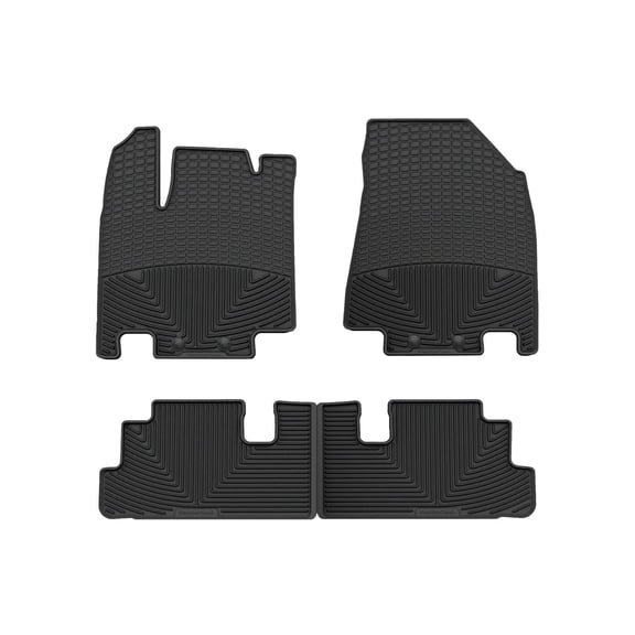 WeatherTech All-Weather Floor Mats compatible with Pathfinder, QX60, qx65 - 1st & 2nd Row, Black