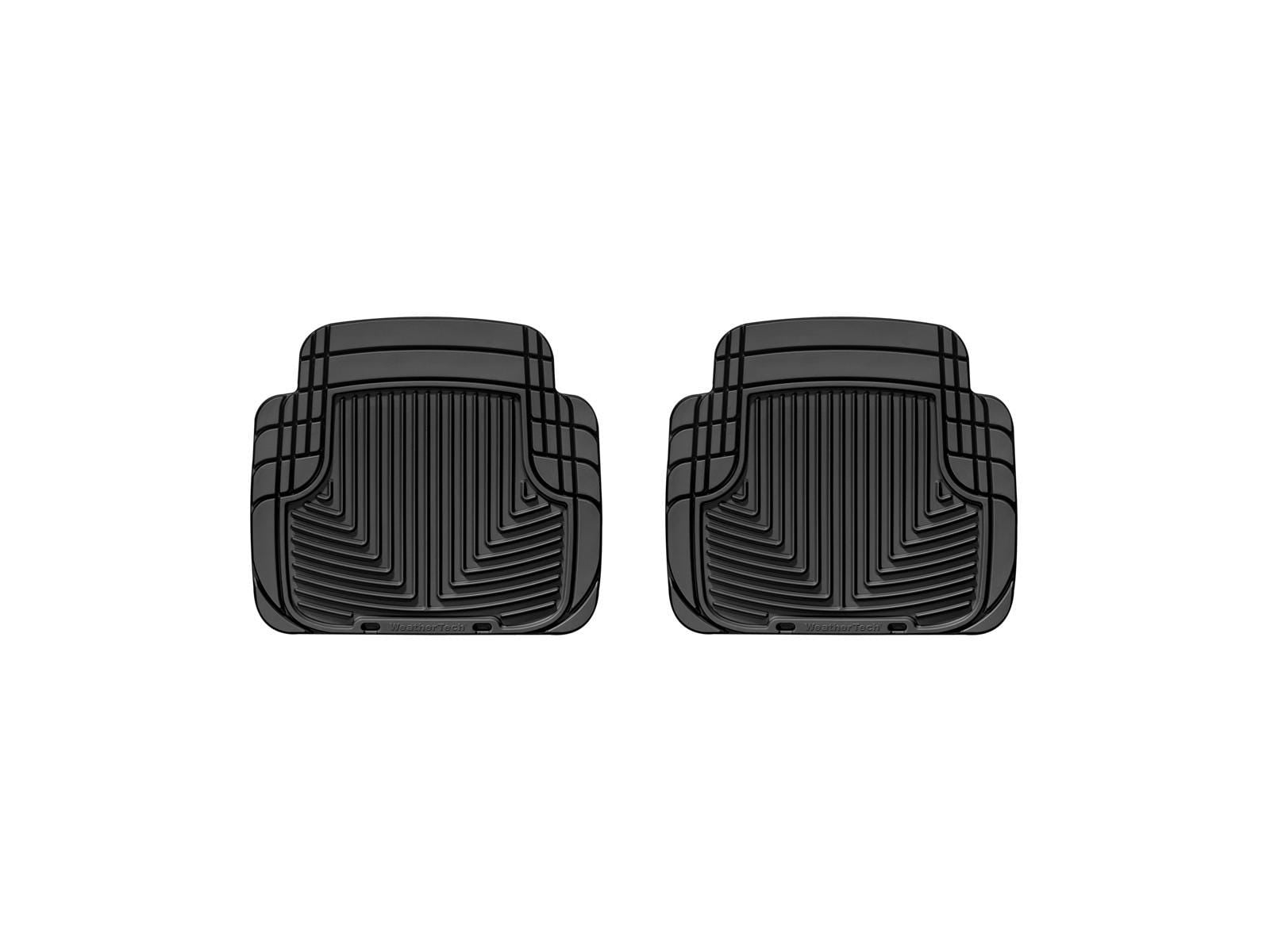 WeatherTech All-Weather Floor Mats compatible with TL, Allroad, Allroad Quattro, Wrangler 2-Door, Rabbit - 2nd Row, Black