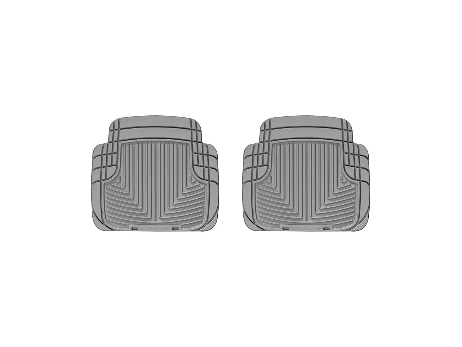 WeatherTech All-Weather Floor Mats compatible with Allroad, Wrangler 2-Door, 535i, 650i, M3, M5 (E34) - 2nd Row, Grey