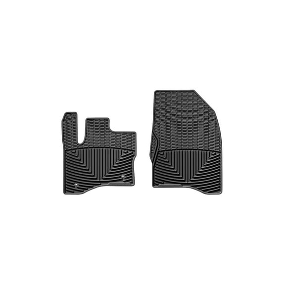 WeatherTech All-Weather Floor Mats compatible with MKS, Taurus - 1st Row (Driver & Passenger), Black