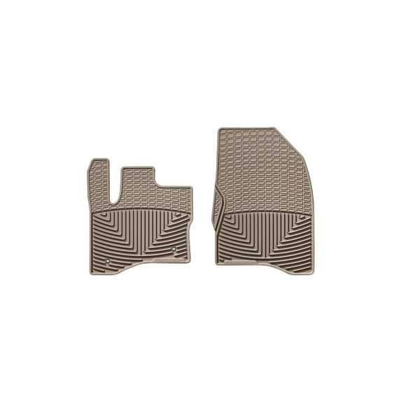 WeatherTech All-Weather Floor Mats compatible with MKS, Taurus - 1st Row (Driver & Passenger), Tan