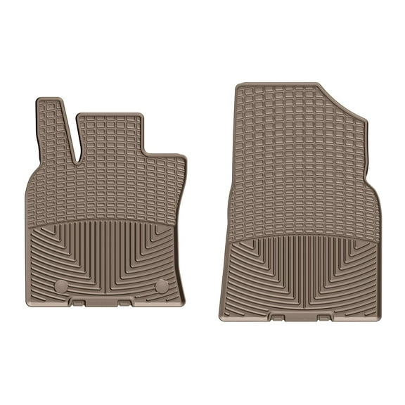 WeatherTech All-Weather Floor Mats compatible with Toyota Camry, Camry Hybrid - 1st Row (Driver & Passenger), Tan