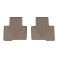 thumbnail image 1 of WeatherTech All-Weather Floor Mats compatible with Toyota Highlander Hybrid, Highlander - 2nd Row, Tan, 1 of 5