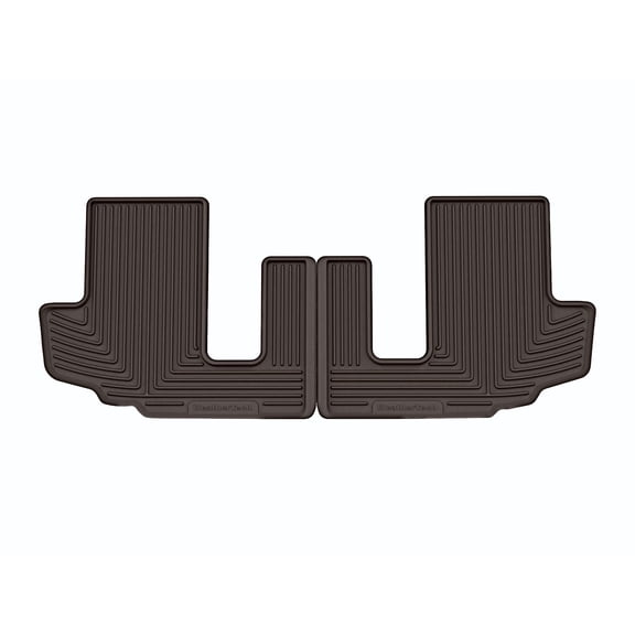 WeatherTech All-Weather Floor Mats compatible with Toyota Highlander, Highlander Hybrid - 3rd Row, Cocoa