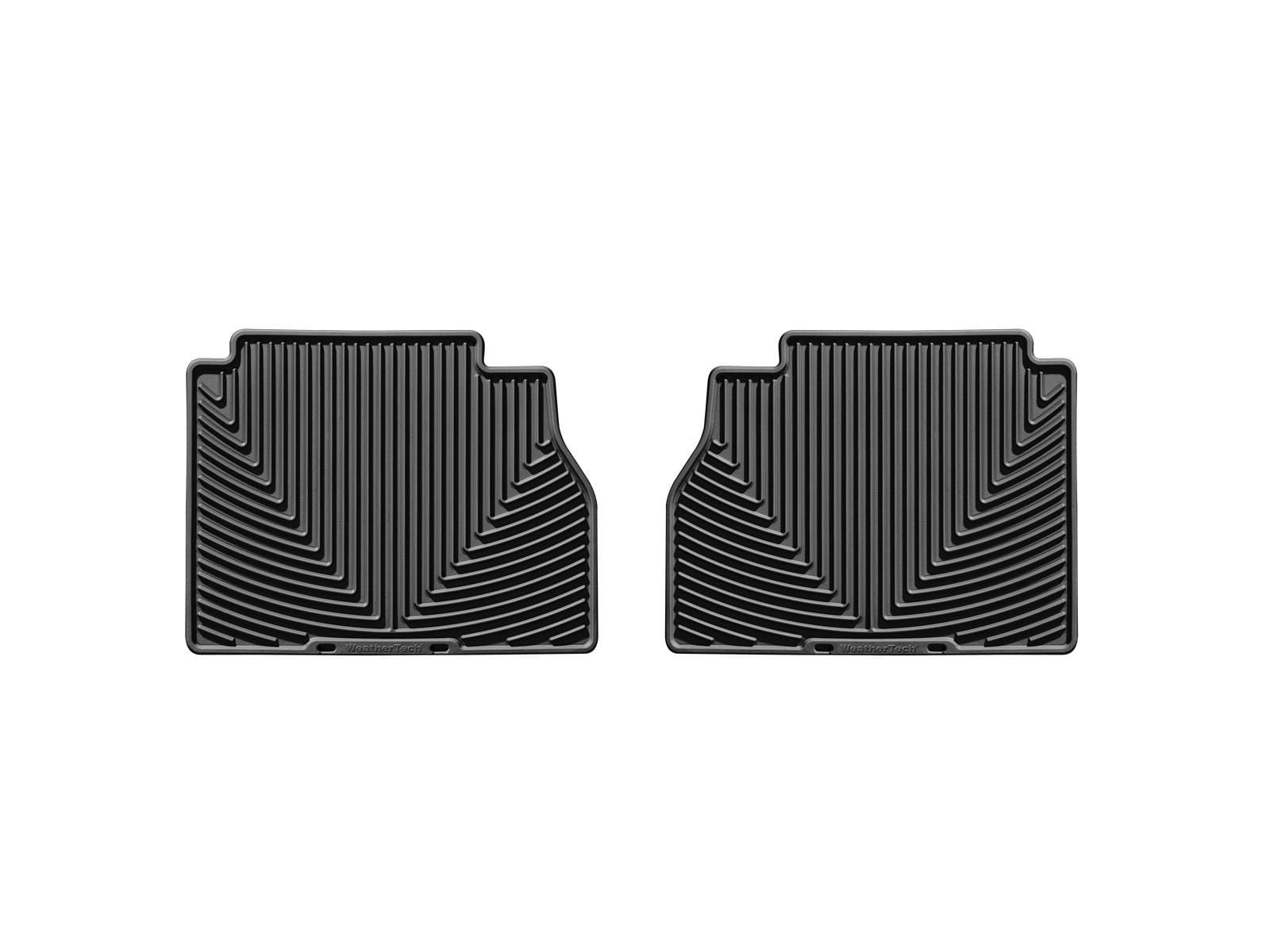 WeatherTech All-Weather Floor Mats compatible with Toyota Sequoia, Tundra - 2nd Row, Black