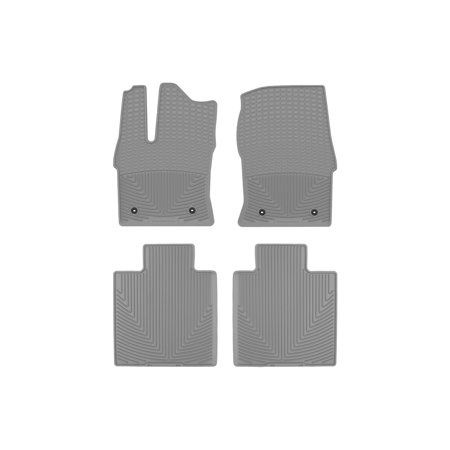 WeatherTech All-Weather Floor Mats compatible with Toyota Tundra, Tundra Hybrid - 1st & 2nd Row, Grey