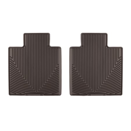 WeatherTech All-Weather Floor Mats compatible with Toyota Tundra Hybrid, Tundra - 2nd Row, Cocoa