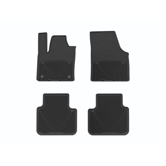 WeatherTech All-Weather Floor Mats compatible with VW Atlas Cross Sport, Atlas - 1st & 2nd Row, Black