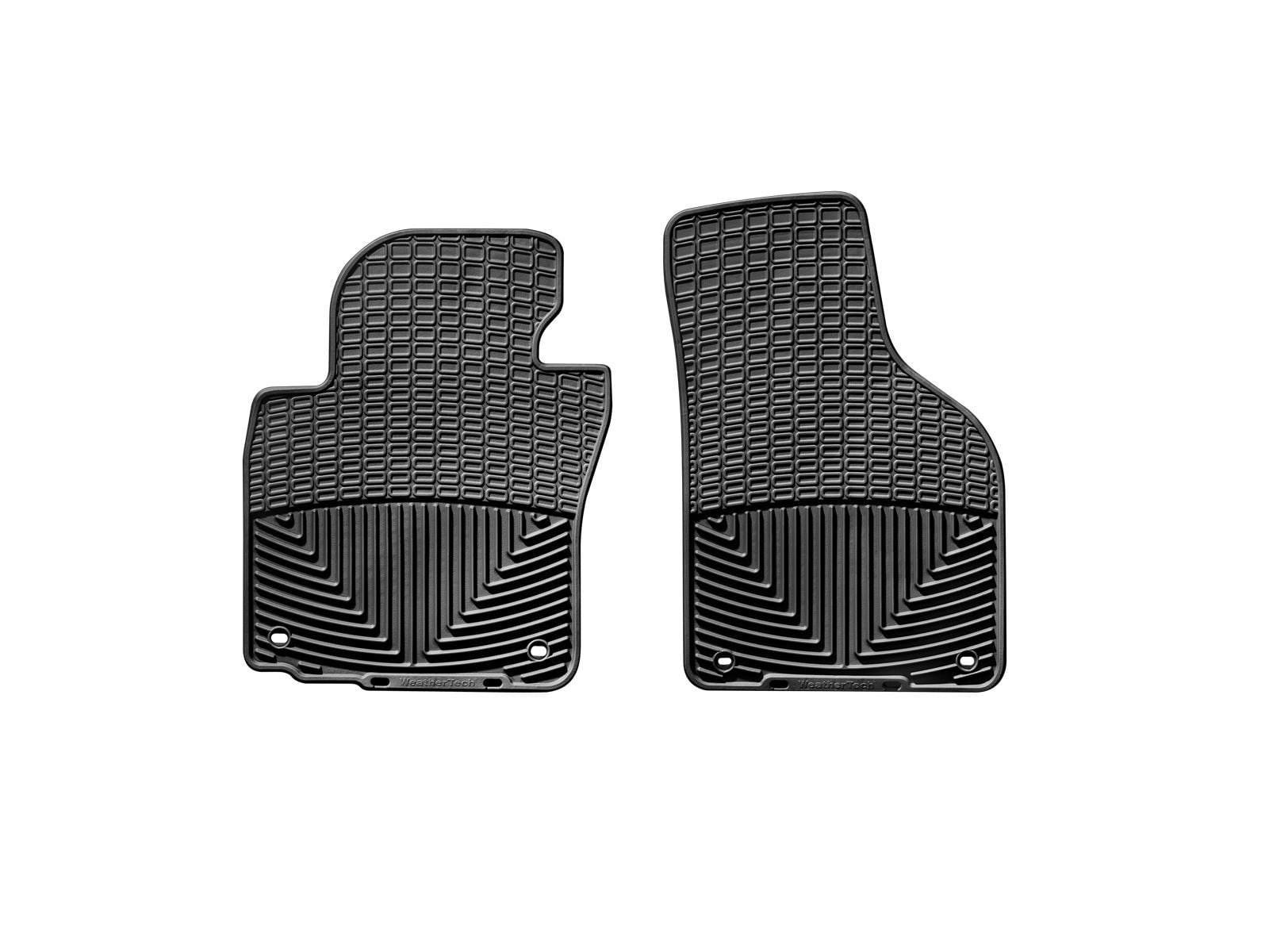 WeatherTech All-Weather Floor Mats compatible with VW CC, Golf R32, Eos, Golf GTI, Golf R - 1st Row (Driver & Passenger), Black