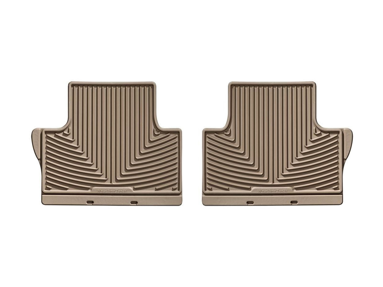 WeatherTech All-Weather Floor Mats compatible with Volvo V60 Cross Country, V70, XC60, C30, S80, V60 - 2nd Row, Tan